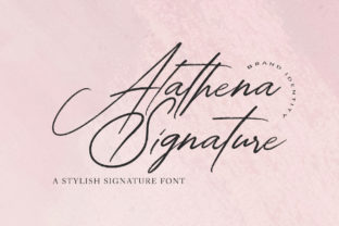 Alathena Signature: A Brush Pen and Pencil Handwritten Font