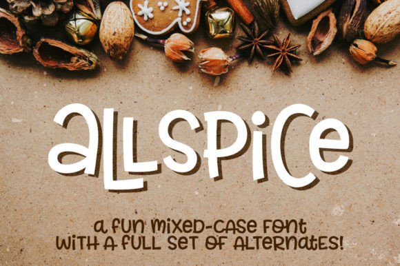 Allspice: A Mixed-Case Font for Creative, Fun Projects