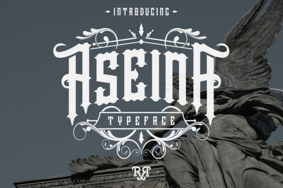 Aseina: A Gothic Blackletter Font for Bold Designs