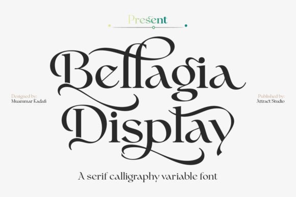 Bellagia Display: Where Calligraphy Meets Vintage Serif
