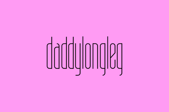 Daddy LongLegs: A Chubby and Dense Sans Serif Font