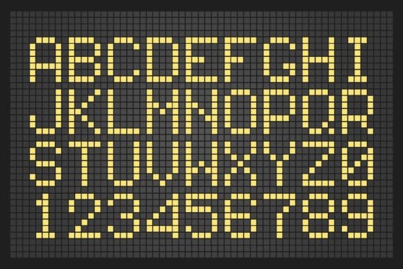Digital Letters: The Cyber Clock Font for Modern Displays