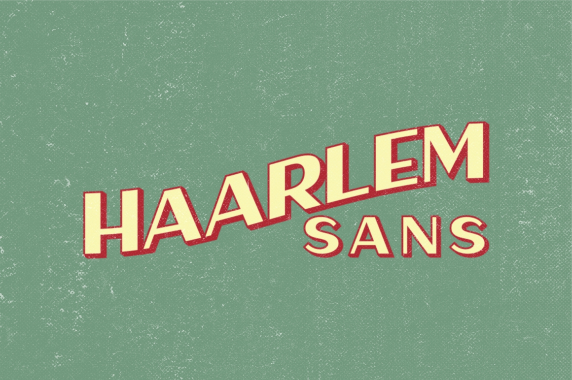 Haarlem Sans: The Wide, Art-Deco Typeface