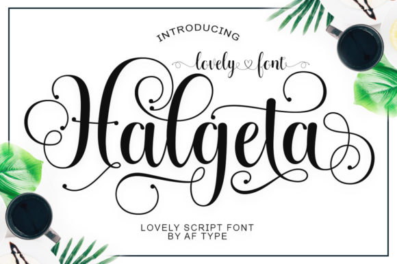 Halgeta Lovely Script: A Sweet Calligraphy Typeface for Elegant Designs