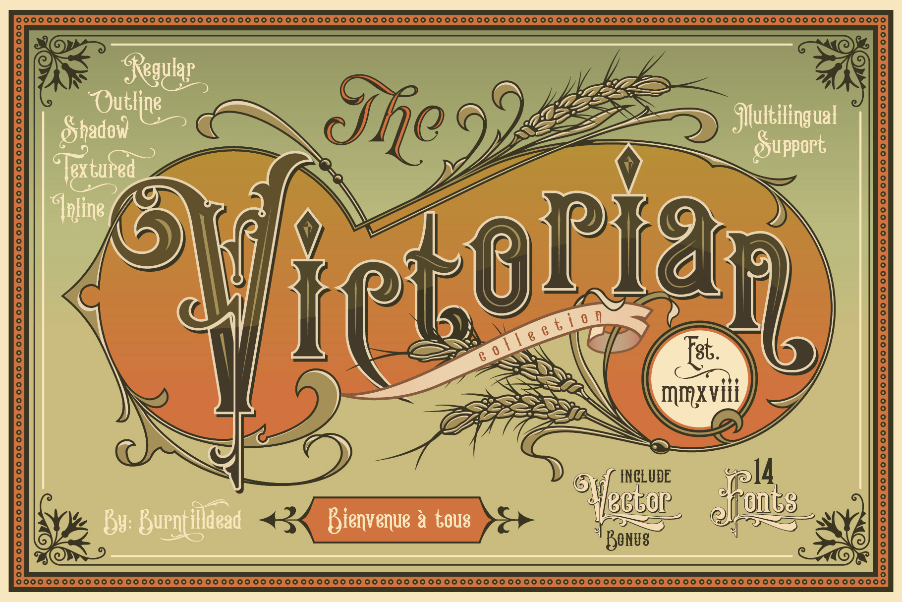 King Edward & Queen Victoria: A Victorian Font Collection