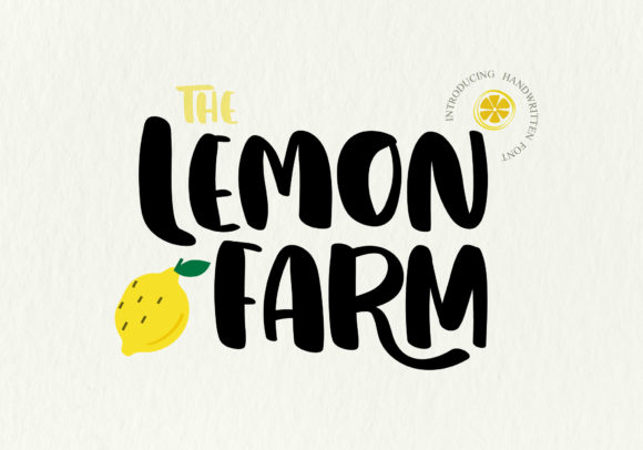 Lemon Farm: A Sweet Handwritten Font for Creative Projects