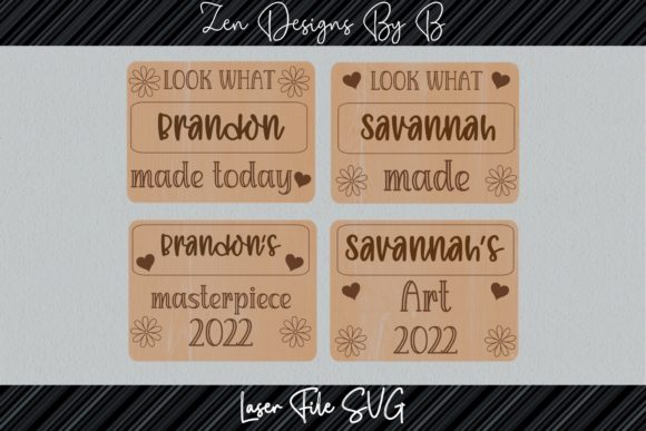 Look What I Made Magnet Bundle Laser SVG