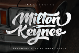 Milton Keynes: A Modern Handwritten Font for Bold Designs