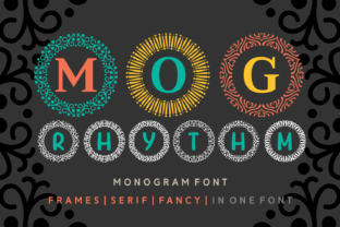 MOG Rhythm: A Dual-Style Monogram Typeface