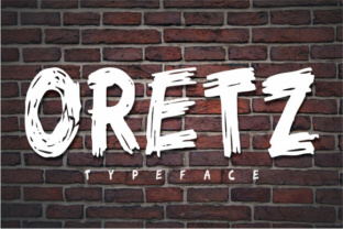 Oretz: A Gorgeous Brush Stroke Typeface