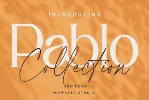 Pablo Duo: A Harmonious Script and Serif Font Pair
