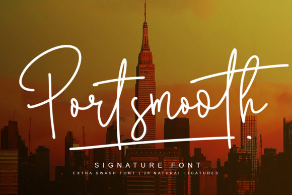 Portsmooth: A Modern Handwritten Typeface for Elevated Design