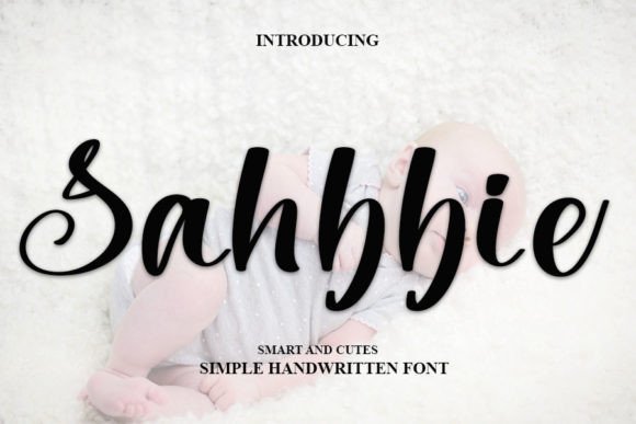 Sahbbie: A Trendy Handwritten Font for Modern Designs