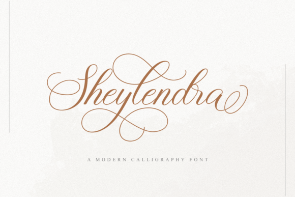 Sheylendra: A Modern Calligraphy Font for Elegant Designs