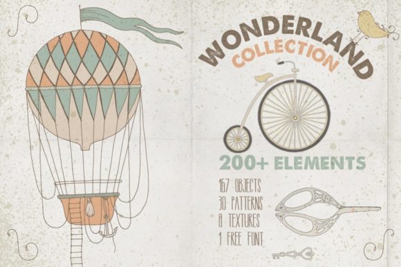 Wonderland Collection: A Vintage Design Toolkit